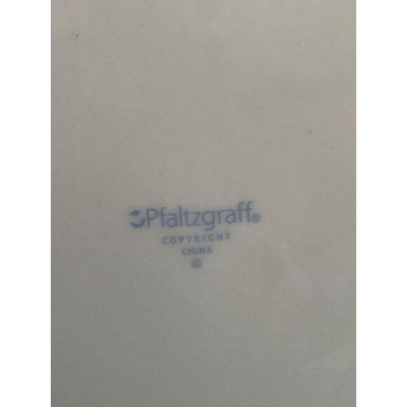 Pfaltzgraff Snow Bear Christmas 13" Chop Plate Serving Platter Pre-owned - Picture 7 of 7